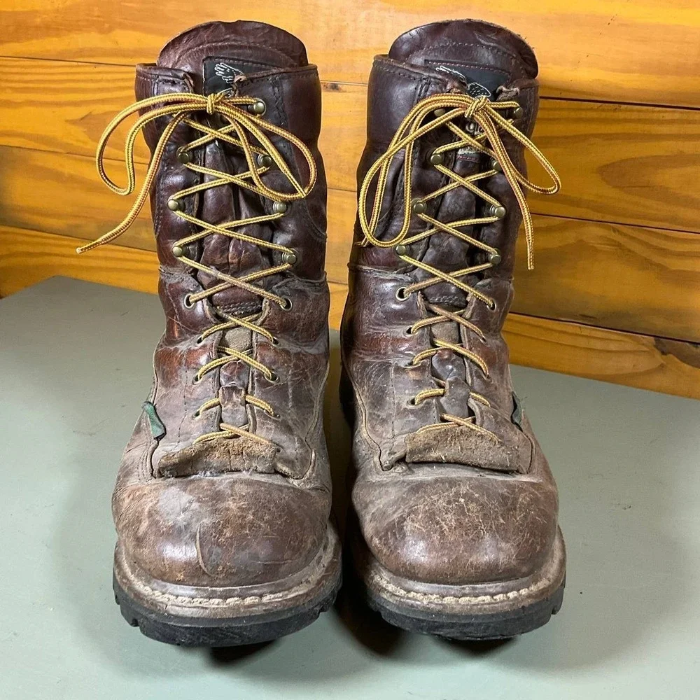 Georgia Boots‎ Mens 10W Steel Toe Waterproof Logger Full Grain Leather G101